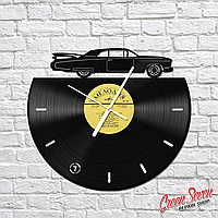 Виниловые настенные часы Cadillac Eldorado купе GM винтажний декор Green Seven оригинальная пластинка Мелодия