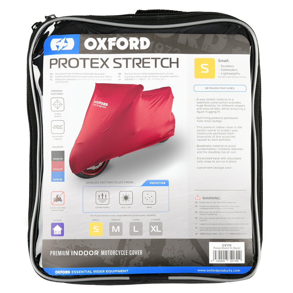 Чехол эластичный Oxford Protex Stretch Indoor красный, L - фото 4 - id-p1282580954