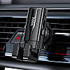 Автотримач з автозажимом Hoco CA72 Phantom на решітку воздуховода - Black, фото 8
