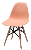 Стул Nik XXL Eames DSW розовый 64 на буковых ножках с укрепленными перемычками