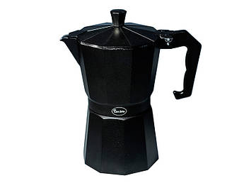Чорний гейзерне заварник для кави Con brio 150мл