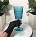 Небиткий пластиковий бокал для вина акрил Синє море OLENS 400мл, фото 3
