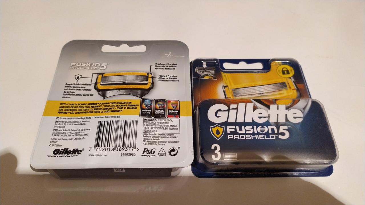 Змінні картриджі для гоління Gillette Fusion 5 Proshield (3 шт.)