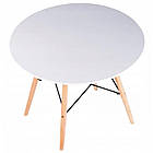 Столик кухонний обідній Bonro В-957-600 60х72 см круглий стіл для кухні, фото 3