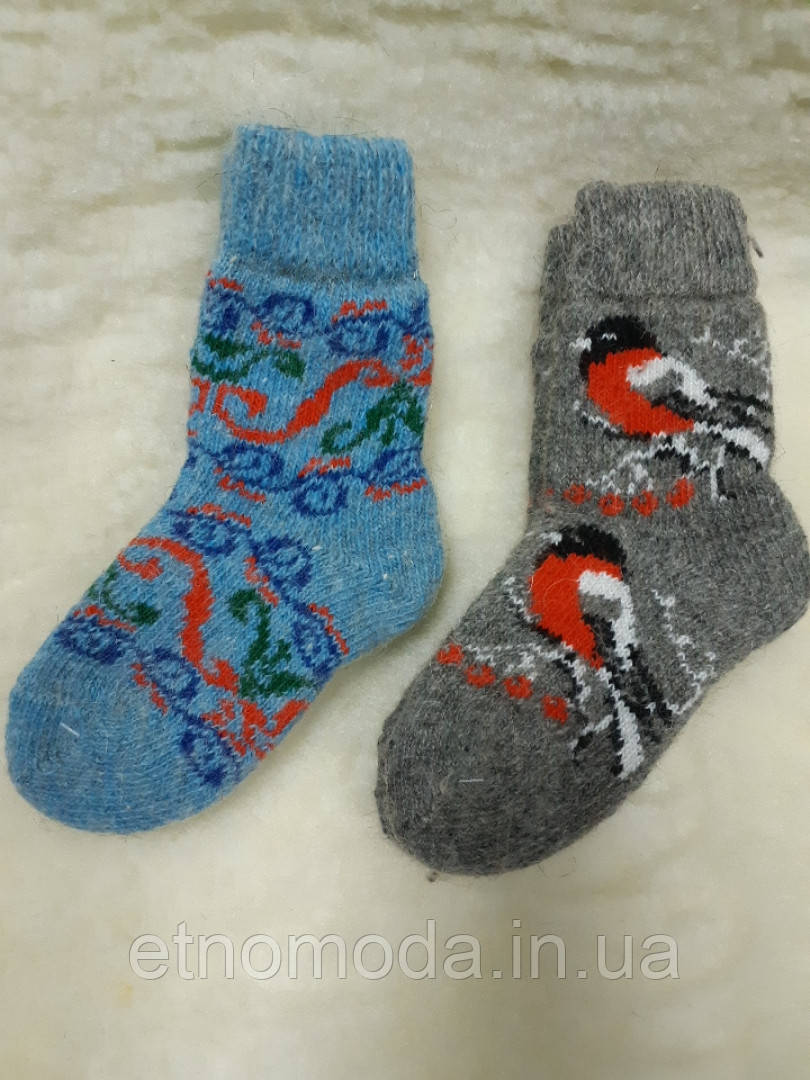 Шкарпетки дитячі з ангорської вовни №3, фото 1