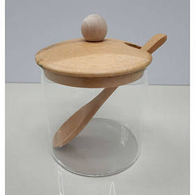 Цукорниця з ложкою 350 мл Бамбукова Перлина Ytech 16504-3