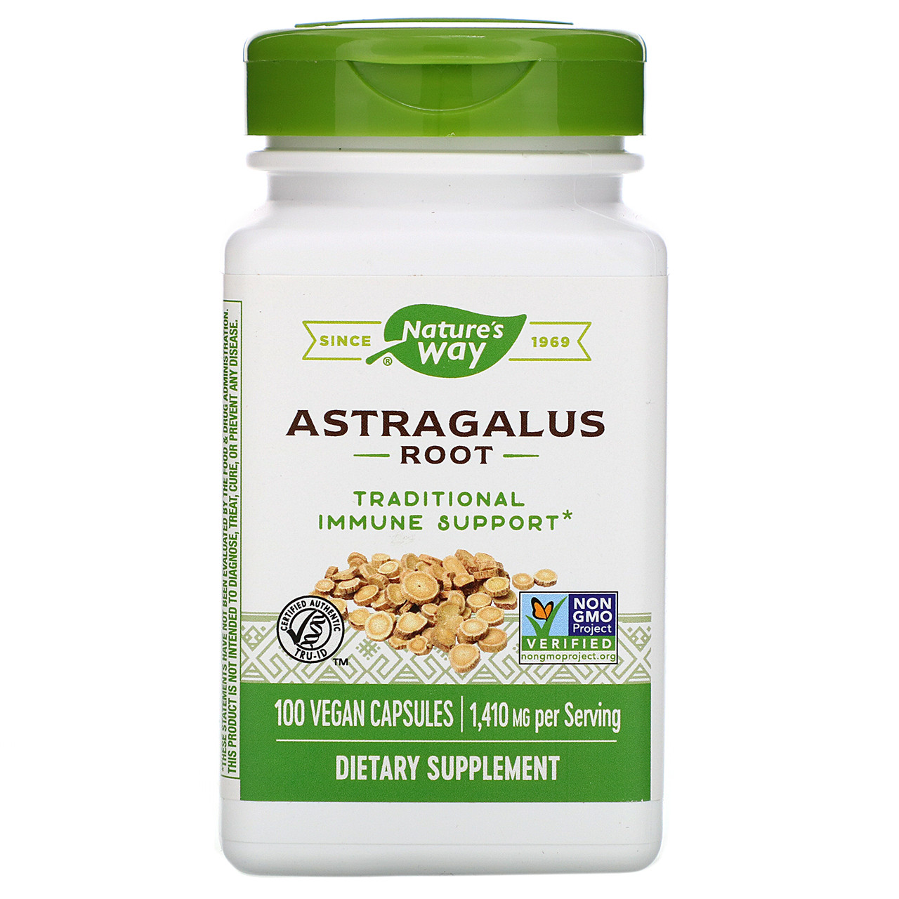 Корень астрагала Nature's Way "Astragalus Root" 1410 мг (100 капсул)