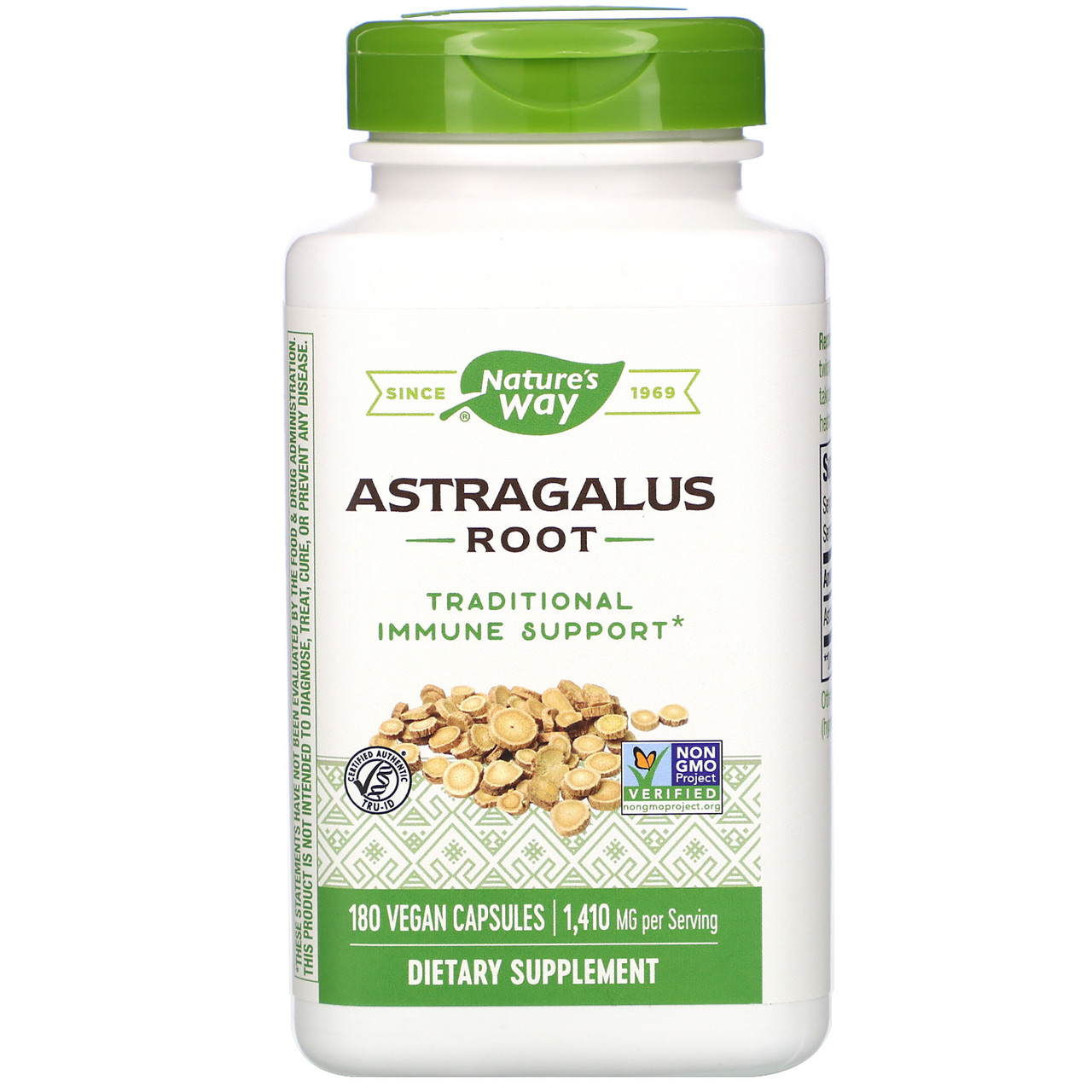 Корень астрагала Nature's Way "Astragalus Root" 1410 мг (180 капсул)