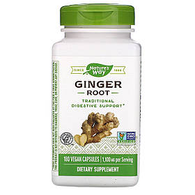 Корінь імбиру Nature's Way "Ginger Root" 1100 мг (180 капсул)