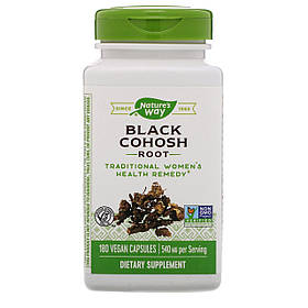 Корень клопогона Nature's Way "Black Cohosh Root" 540 мг (180 капсул)