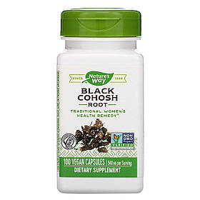 Корінь клопогону Nature's Way "Black Cohosh Root" 540 мг (100 капсул)