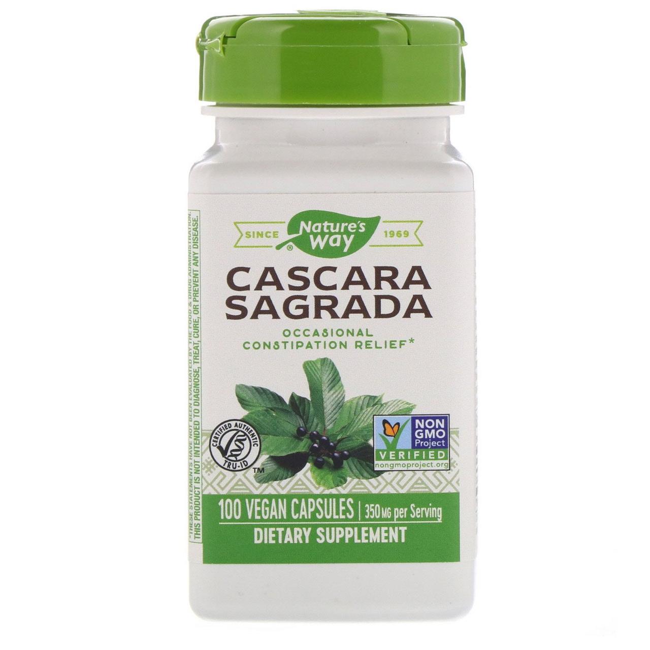 Крушина Nature's Way "Cascara Sagrada" 350 мг (100 капсул)