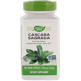 Крушина Nature's Way "Cascara Sagrada" 350 мг (180 капсул)