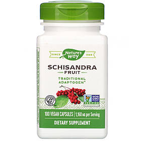 Лимонник Nature's Way "Schisandra Fruit" 1160 мг (100 капсул)