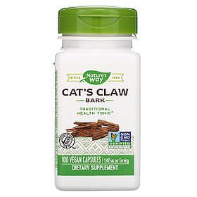 Кора котячого кігтя Nature's Way "Cat's Claw Bark" 1455 мг (100 капсул)