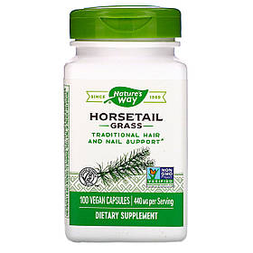 Хвощ польовий Nature's Way "Horsetail Grass" 440 мг (100 капсул)