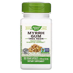 Смола мірри Nature's Way "Myrrh Gum Tree Resin" 1100 мг (100 капсул)