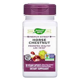 Кінський каштан Nature's Way "Horse Chestnut" 250 мг (90 капсул)