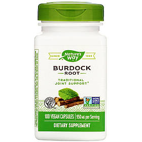 Корінь лопуха Nature's Way "Burdock Root" 950 мг (100 капсул)