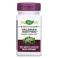 Валериана от бессонницы Nature's Way "Valerian Nighttime" 320 мг (100 таблеток)