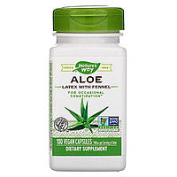 Алоэ с фенхелем Nature's Way "Aloe Latex with Fennel" 140 мг (100 капсул)