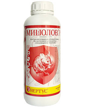 Мишолов 1 л (Нертус, родентицид) — Ефективний Засіб для Боротьби з Мишоподібними Гризунами