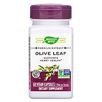 Экстракт листьев оливы Nature's Way "Olive Leaf Premium Extract" 12% олеуропеина, 250 мг (60 капсул)