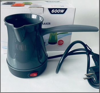 Турка Електрична Deluxe Turkish Coffee Maker 600W Сіра (KG-377)