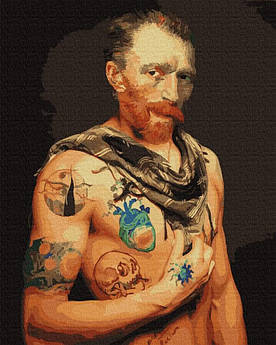 Картина за номерами Ван Гог сучасності (BK-GX32090) 40 х 50 см