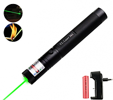 Лазерна указка Laser Pointer JD-303 (TY-Laser/YL-Laser), зелений лазер, до 10 км