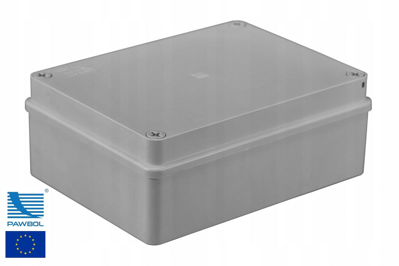 Коробка монтажна IP65 190x140x70 Pawbol S-Box 416 розподільна зовнішня і настінна з гладкими стінками
