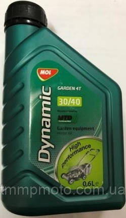 Олія Dynamic Garden 4т 30W40 газонокосарка 0,6 л, фото 1