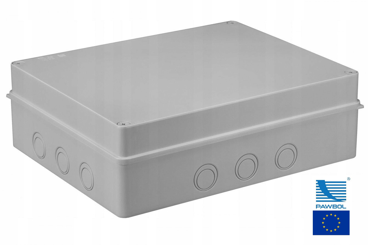 Коробка монтажная IP56 380x300x120 Pawbol S-Box 716 распределительная наружнная | настенная с гладкими