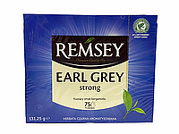 Чай чорний з бергамотом Remsey Earl Grey 75 пакетиків 5900738009724