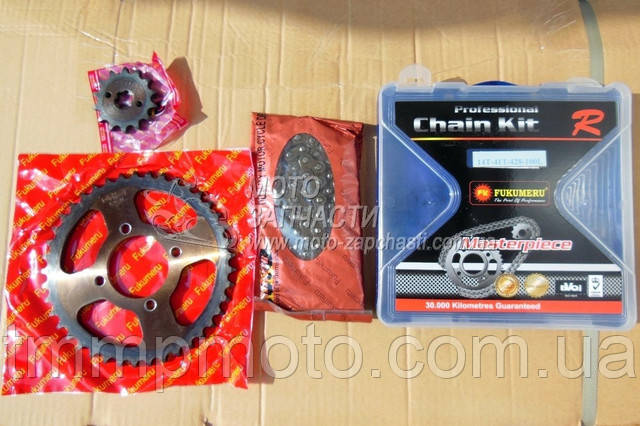 Набор звезд + цепь 428/98 Альфа FUKUMERU Набор звезд + цепь 428/98 Альфа FUKUMERU