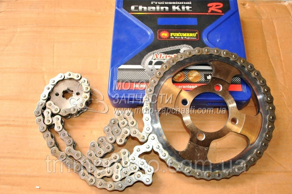 Звезда FUKUMERU ком. задняя+передняя 428-41 + 428-14 цепь-116