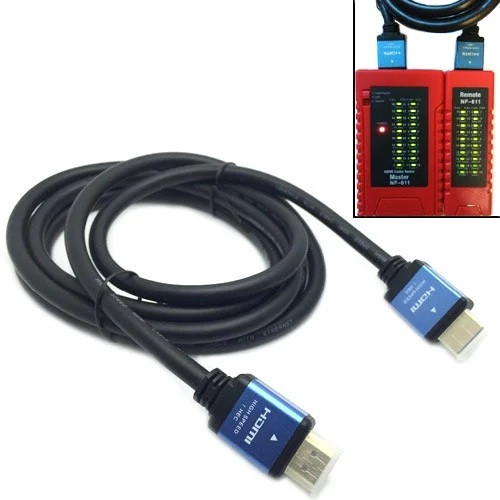 HDMI 2.0 кабель 1.5м Premium 4K 3D позолочений, фото 1