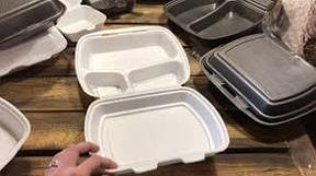 ЛАНЧ БОКС З СПІНЕНОГО ПОЛІСТИРОЛУ