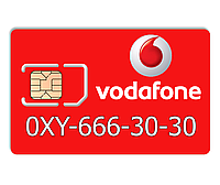 Красивый номер Vodafone 0XY-666-30-30