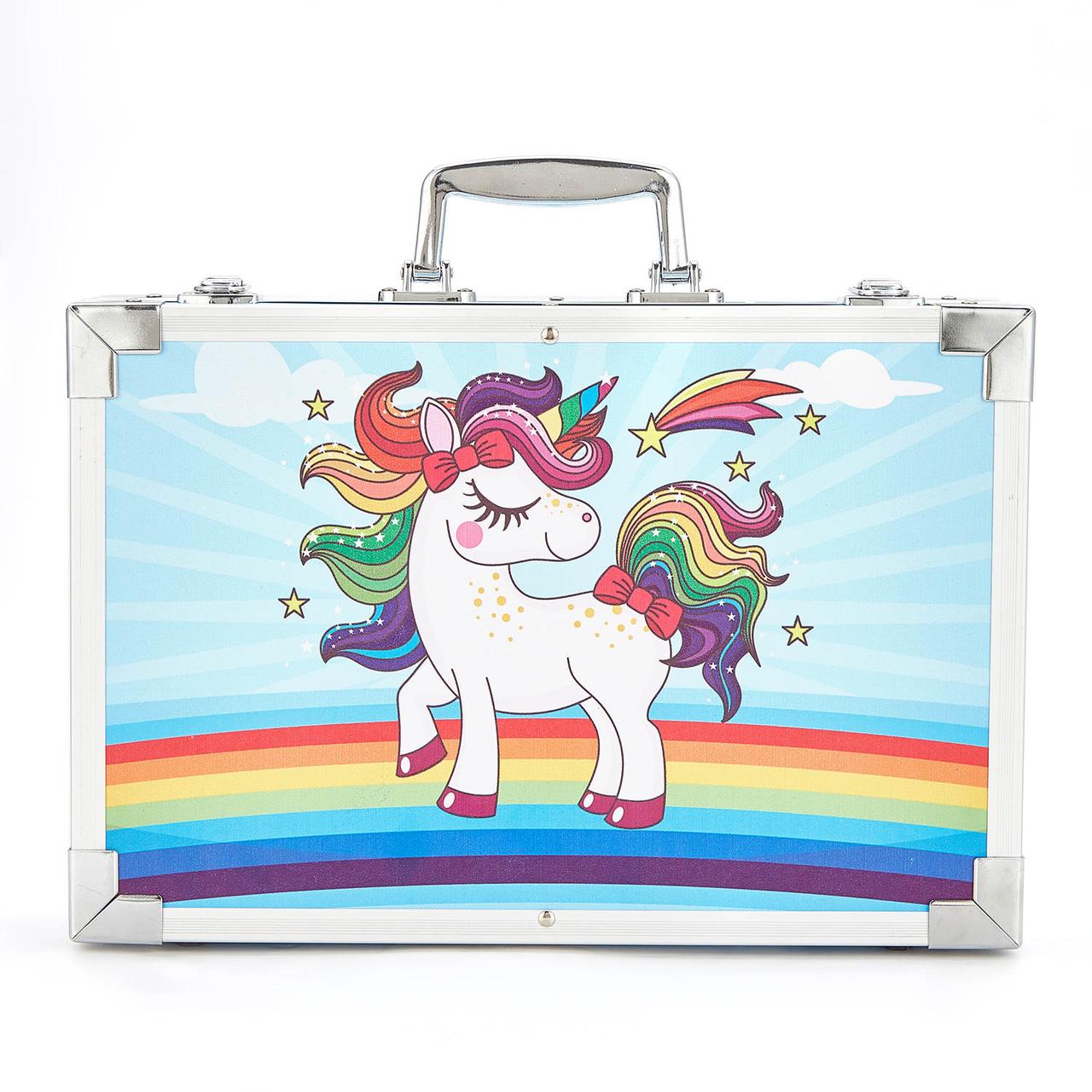 Подарунковий набір для малювання у валізі Amazecat, модель blue Unicorn