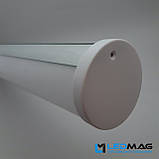 Бічна пластикова заглушка підвісної круглого профілю 60 мм, фото 4