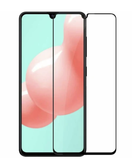 Захисне скло для Samsung A415 Galaxy A41 2020, full glue , колір чорний, фото 1
