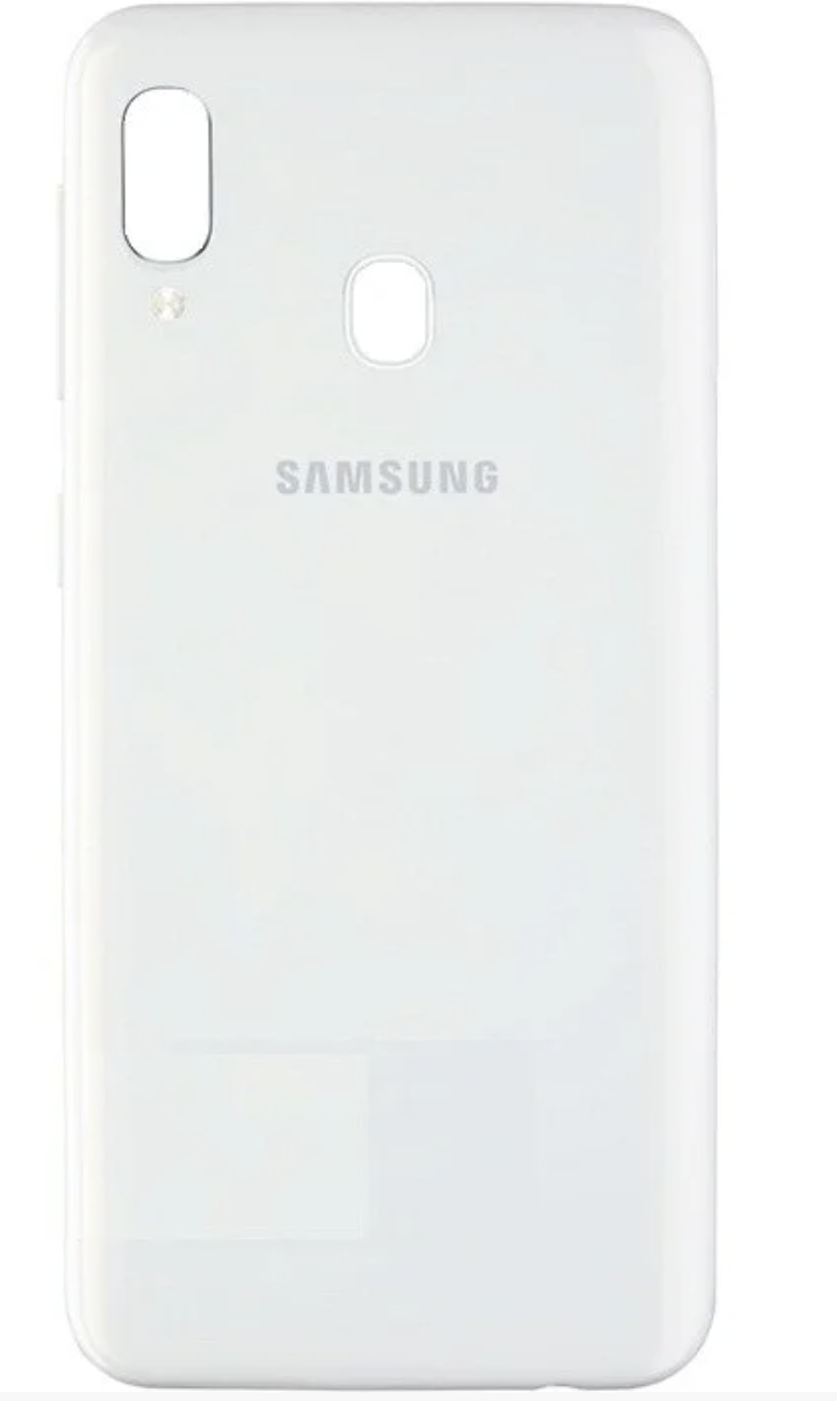 Задня кришка Samsung A202F Galaxy A20e 2019, біла, фото 1