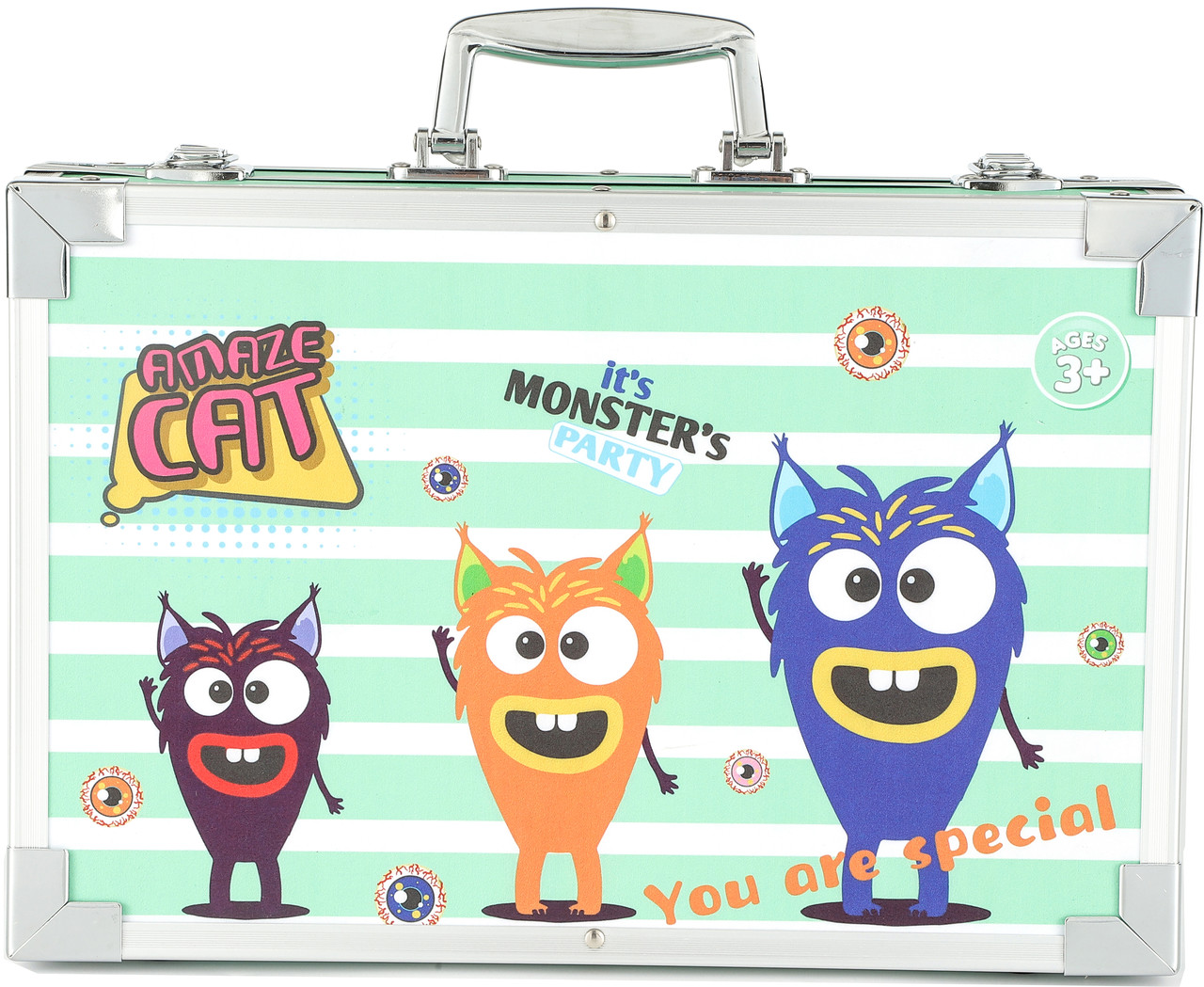 Дитячий набір для малювання у валізі Amazecat, модель Green monster