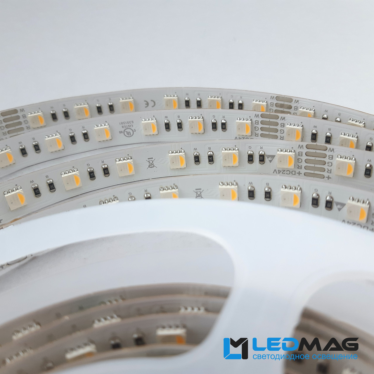 Світлодіодна стрічка RISHANG 5050/60 17.6 Вт 24В 12мм IP20 RGB/WW