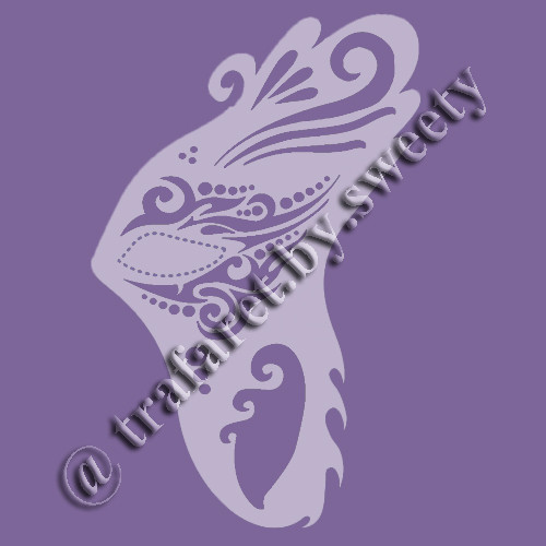 Трафарет для аквагриму багаторазові, bodyart, фото 1