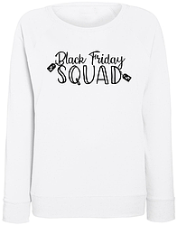 Жіночий світшот "Black Friday Squad" (білий)