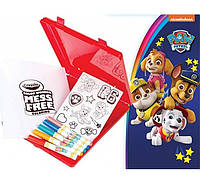 Набор Крайола Crayola Paw patrol Щенячий Патруль в удобном кейсе Color Wonder