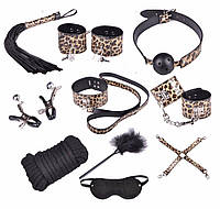 Фетиш набор для ролевых садо-мазо БДСМ игр БДСМ набор игрушки BDSM Садо мазо наборы игры БДСМ аксессуары 10