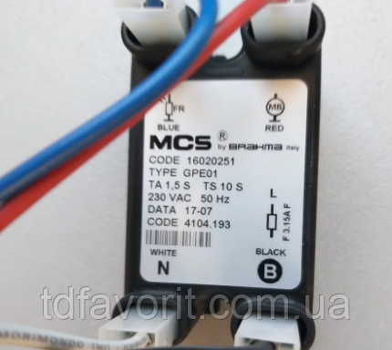 Блок контролю горіння Master B100CED, B150CED (4104.193), фото 1